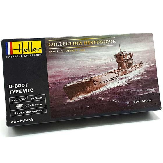 Imagem de Kit Montar Submarino U-boot Type VII C 1/400