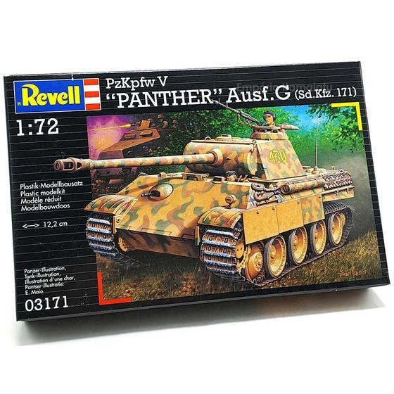 Imagem de Kit Montar Tanque PzKpfw V Panther Ausf.G 1/72