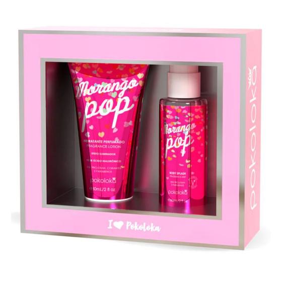 Imagem de Kit Morango POP ( Body Splash 60 ml + Loção Hidratante 60 ml ) - Pokoloka '