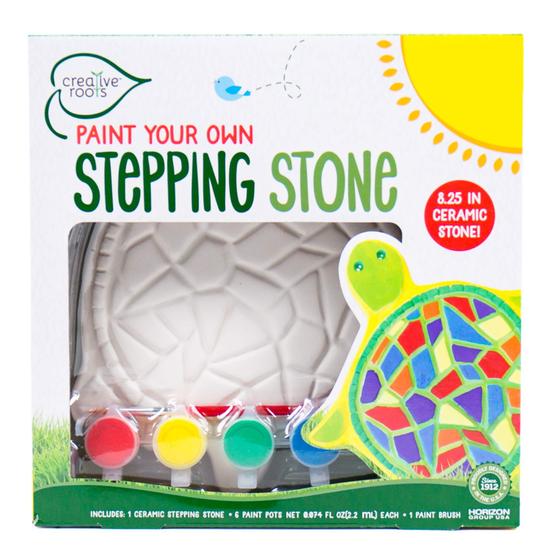 Imagem de Kit Mosaico Tartaruga Creative Roots Stepping Stone com Tintas