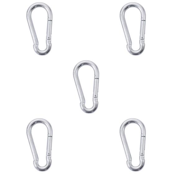Imagem de Kit Mosquetão Com Trava 9 x 90 Mm - 10,0006 (Com 5 Unidades) - Nord