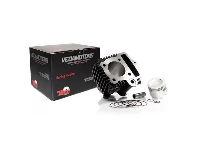 Imagem de Kit Motor 70cc Turbo Moto Cinquentinha Shineray Phoenix 50+