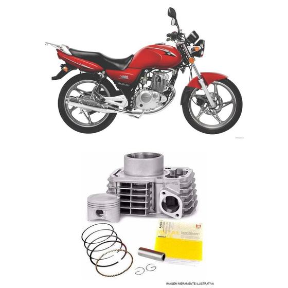 Imagem de Kit Motor Cilindro Metal Leve Suzuki EN Yes 2008-2012 K-9838