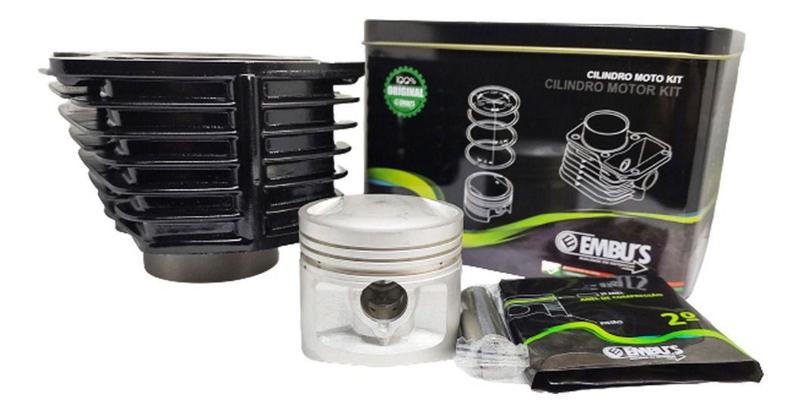 Imagem de Kit Motor Cilindro Pistão Anéis ML / TURUNA / XLS 125 - EMBUS