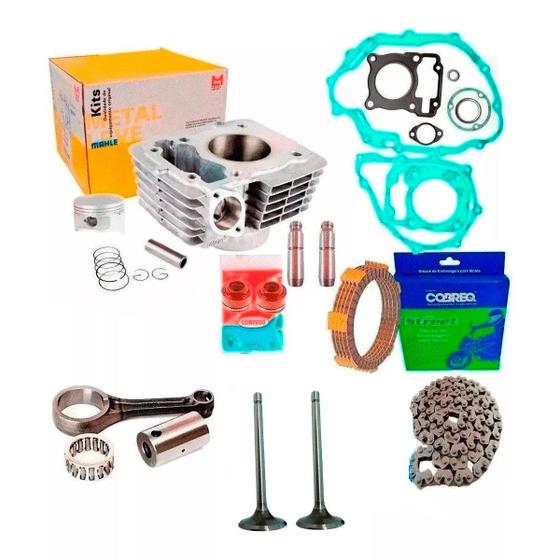 Imagem de Kit Motor Completo Biela ww3 Juntas Honda Titan 150 Fan 150