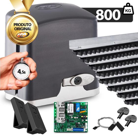 Kit Motor Do Portão Residencial PPA Dz Rio 800 Jetflex Ultrarrápido +8m Cremalheira Menor preço em Kit Motor Do Portão Residencial PPA Dz Rio 800 Jetflex Ultrarrápido +8m Cremalheira