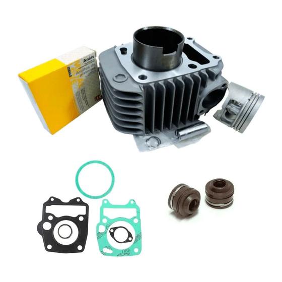 Kit Motor Metal Leve Juntas Retentor Válvulas Biz 125 05/08 Cilindro de Moto Magazine Luiza