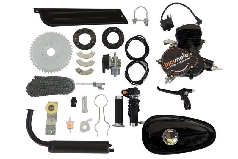 Kit Motor para bicicletas 48cc 2 tempos Bicimoto Kit para Bicicleta