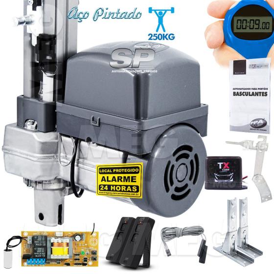 Kit Motor Portão Basculante Ppa 1/3 + Suporte Tx Car Rápido Menor preço em Kit Motor Portão Basculante Ppa 1/3 + Suporte Tx Car Rápido