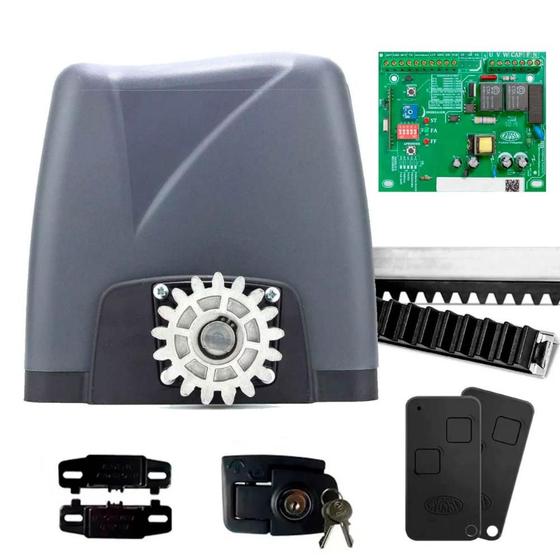 Kit Motor Portão Rossi DZ Nano Turbo 600Kg Deslizante Automático Correr Eletrônico Abertura Rápida Menor preço em Kit Motor Portão Rossi DZ Nano Turbo 600Kg Deslizante Automático Correr Eletrônico Abertura Rápida