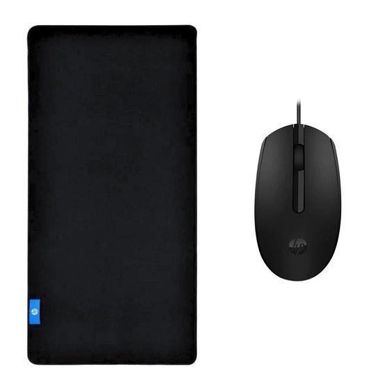 Imagem de Kit Mouse Pad Speed Gamer Extra Grande + Mouse Óptico com Fio - HP