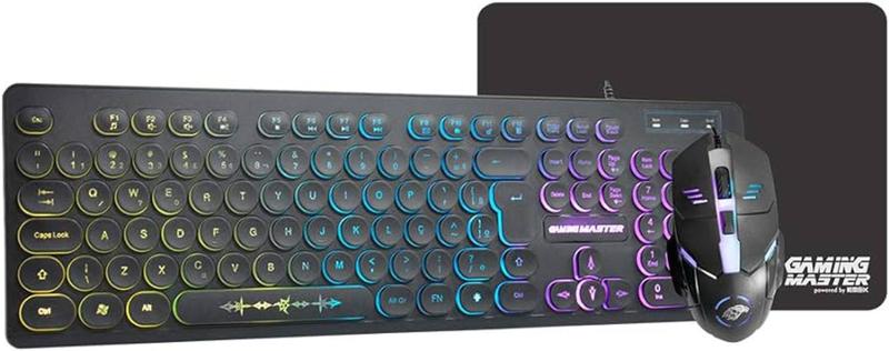 Imagem de Kit mouse teclado e mousepad gamer kmex km7628