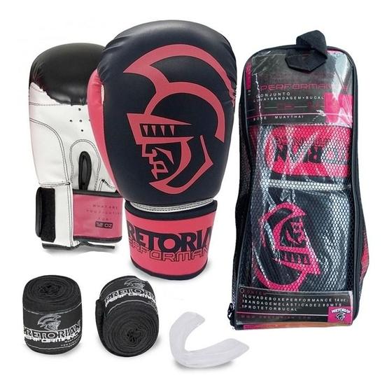 Guantoni Da Boxe RAJA RJBGV009-PK - Fantasia Rosa Leopardo - Pelle Semi-pelle - Fatti A Mano (Thailandia)