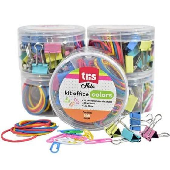 Imagem de Kit multi set holic office colors - 166 peças - tris