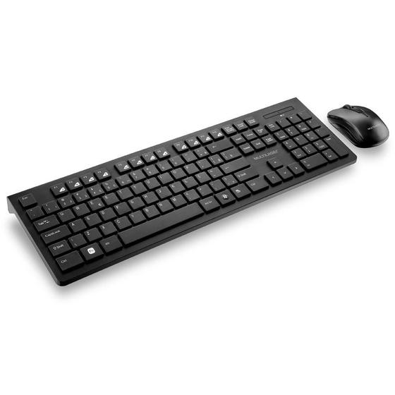 Kit Multi Teclado e Mouse Sem Fio Slim, 1200 DPI, Conexão USB, ABNT2, Preto - TC212 Menor preço em Kit Multi Teclado e Mouse Sem Fio Slim, 1200 DPI, Conexão USB, ABNT2, Preto - TC212