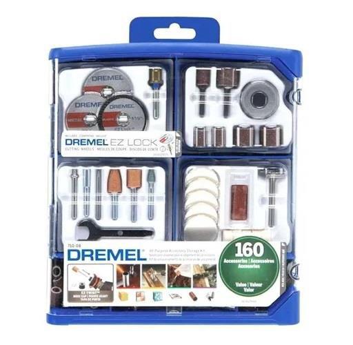 Imagem de Kit Multifunção 160pc Micro Retifica Dremel 710 *26150709AD