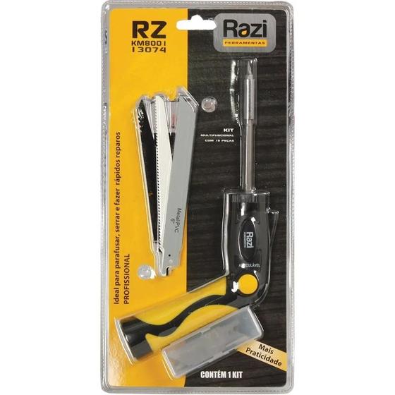 Imagem de Kit Multifuncional Com 20 Peças Para Parafusar Reparar Razi