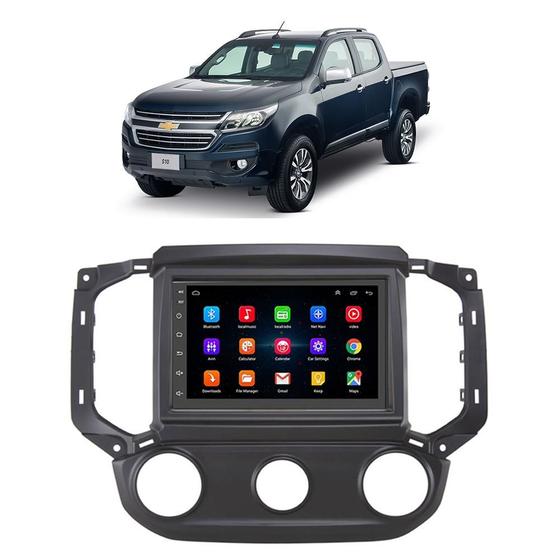 Imagem de Kit Multimídia Android 7" Polegadas S10 TrailBlazer 2017-2021 GPS + Câmera