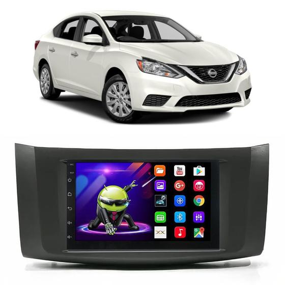 Imagem de Kit Multimidia Android 7 Polegadas Sentra 14 16 18 20 Tv GPS BT