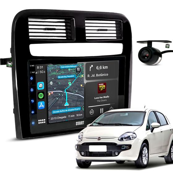 Imagem de Kit Multimidia Android 9 Pol Fiat Punto 2008 09 10 2011 2012