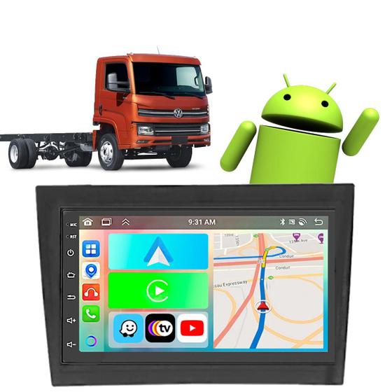 Imagem de Kit Multimidia Android Carplay 7 Pol Delivery 2018 a 2023 + Câmera de Ré 