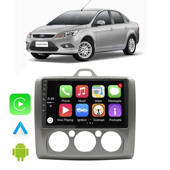 Imagem de Kit Multimidia Android Carplay 9 Pol Focus 2009-2013 GPS Wifi