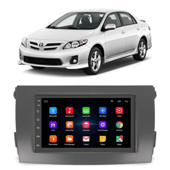 Imagem de  Kit Multimidia Android Corolla 09 11 13 14 7 Pol GPS Wifi