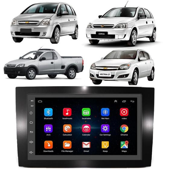 Imagem de Kit Multimidia Android Corsa Montana 02 04 08 10 12 7 Pol Youtube