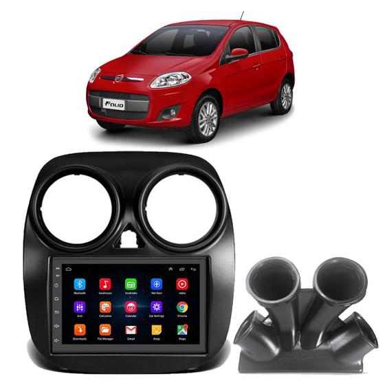 Imagem de Kit Multimidia Android Fiat Palio 2012 2013 2014 2015 2016 2017 2018 7 Polegadas GPS Tv Online Wi-Fi Bluetooth