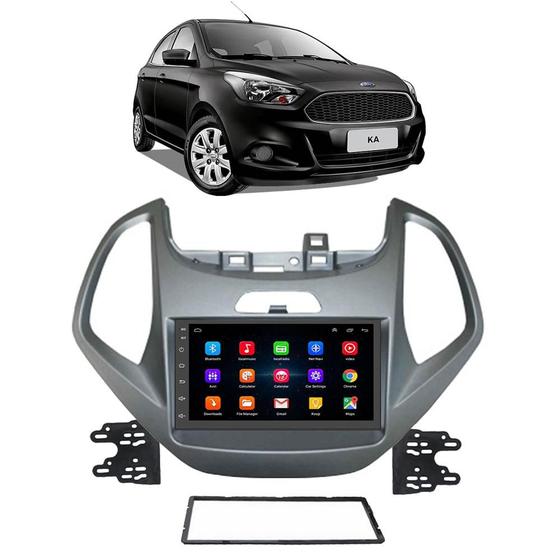 Imagem de Kit Multimidia Android Ford Ka 2015 2016 2017 7 Pol Youtube Waze 