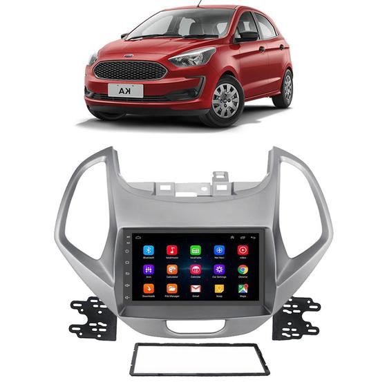 Imagem de Kit Multimídia Android Ford ka 2018 2019 2020 2021 7 Polegadas GPS Tv Online Bluetooth WiFi