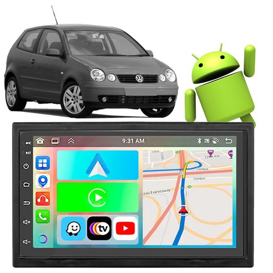 Imagem de Kit multimidia android polo 03/08 black piano ch volkswagen