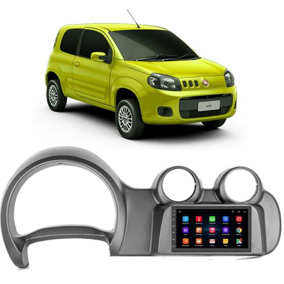 Imagem de Kit Multimidia Android Uno 2011 A 2016 Fiorino 2011 A 2021 7" Gps Integrado Tv Online Bluetooth