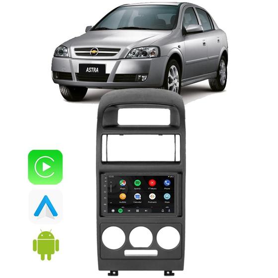 Imagem de Kit Multimidia Astra 1998 99 00 01 02 03 04 05 06 07 08 09 10 11 12 7" Android Auto CarPlay Tv Online Bluetooth
