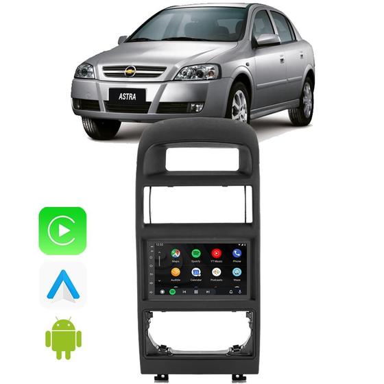 Imagem de Kit Multimidia Astra 1998 99 00 01 02 03 04 05 06 07 08 09 10 11 12 7" Android Auto CarPlay Tv Online Bluetooth