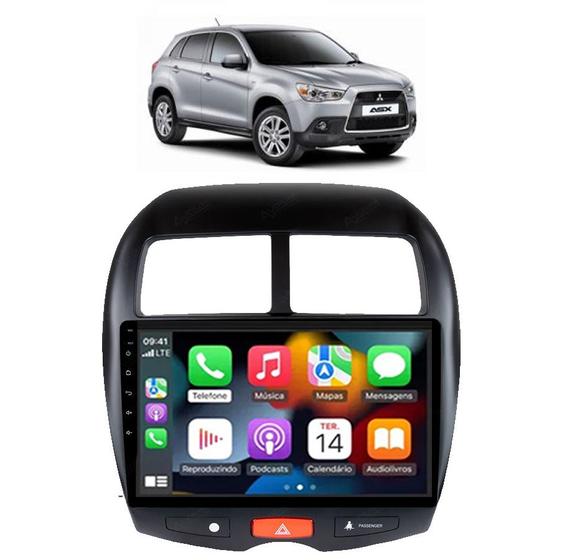 Imagem de Kit Multimídia ASX 2010 até 2020 9 Pol CarPlay AndroidAuto USB Bt Radio - 908BR Roadstar