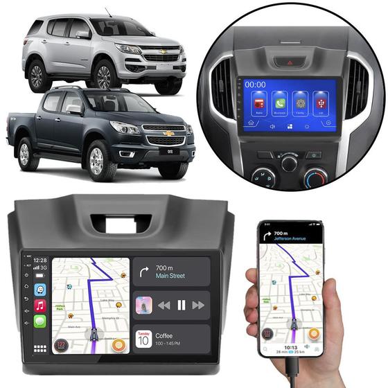 Imagem de Kit Multimidia Carplay 9 Pol Blazer S10 2012-2016 MP5 TouchScreen 