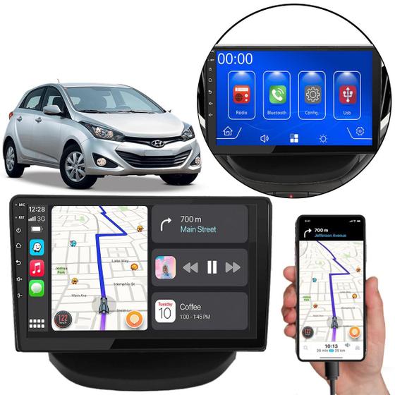 Imagem de Kit Multimidia Carplay 9 Pol HB20 2012-2019 MP5 + Câmera 