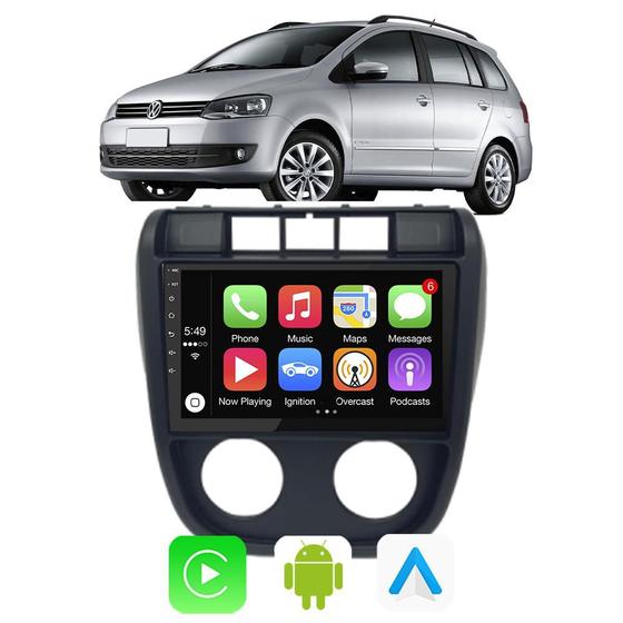 Imagem de Kit Multimidia Carplay Fox SpaceFox CrossFox 2003 2004 2005 2006 2007 2008 2009 2010 Bluetooth Siri