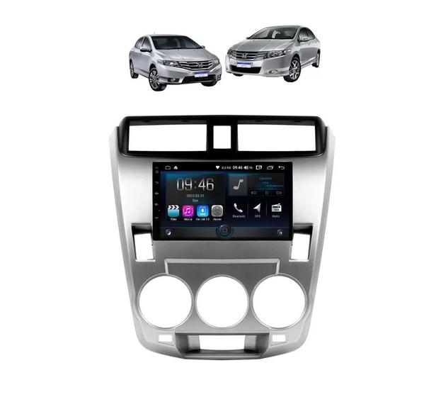 Imagem de Kit Multimídia City 2009 / 2014 Ar Analogico 7 Pol CarPlay AndroidAuto USB Bt FM - 708BR Roadstar