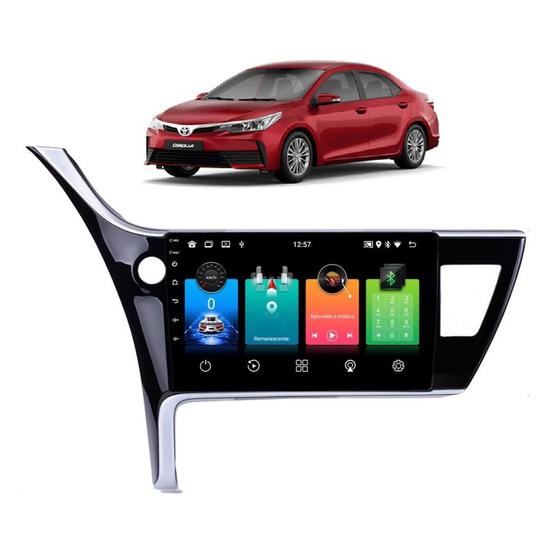 Imagem de Kit Multimídia Corolla GLi 18 / 19 9 Pol Android Carplay Gps 2/32GB - 915BR ROADSTAR