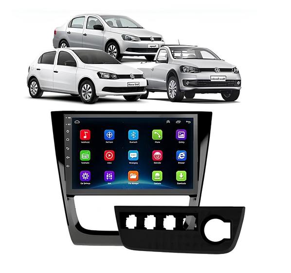 Imagem de Kit Multimídia Gol Voyage Saveiro G6 Android 9 Pol 2/32Gb Carplay Gps WiFi Rádio Bt - Vision 8990CP