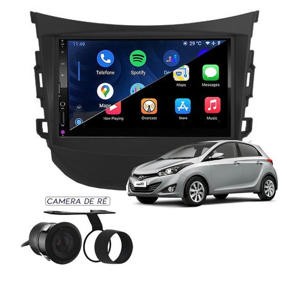 Imagem de Kit Multimídia HB20 12 até 19 7 Pol CarPlay AndroidAuto - 708BR Roadstar