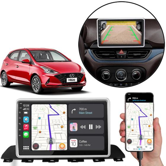 Imagem de Kit Multimidia HB20 2020-2024 9 Pol Android-Auto Mp5 BT