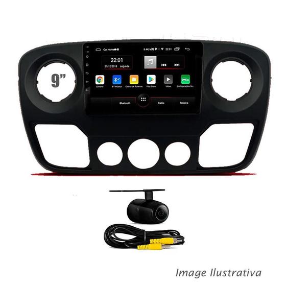 Imagem de Kit Multimidia Moldura 9 Polegadas Htech Renault Master