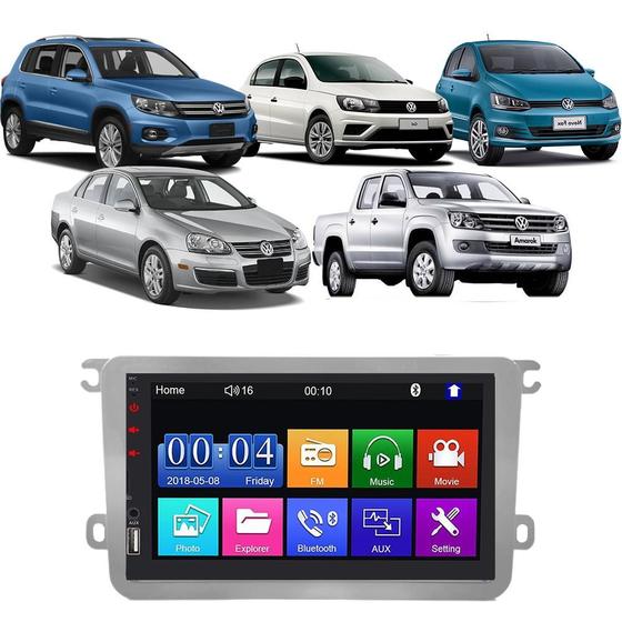 Imagem de Kit Multimidia MP5 7 Pol Focus 09 10 11 12 13 TouchScreen Rádio
