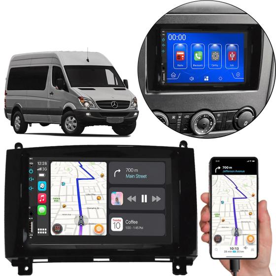 Imagem de Kit multimidia mp5 7" sprinter 13/19 mercedes carplay androi
