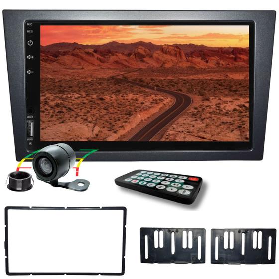 Imagem de Kit Multimídia Mp5 C/ Câmera Ré Dinamica + Moldura Meriva