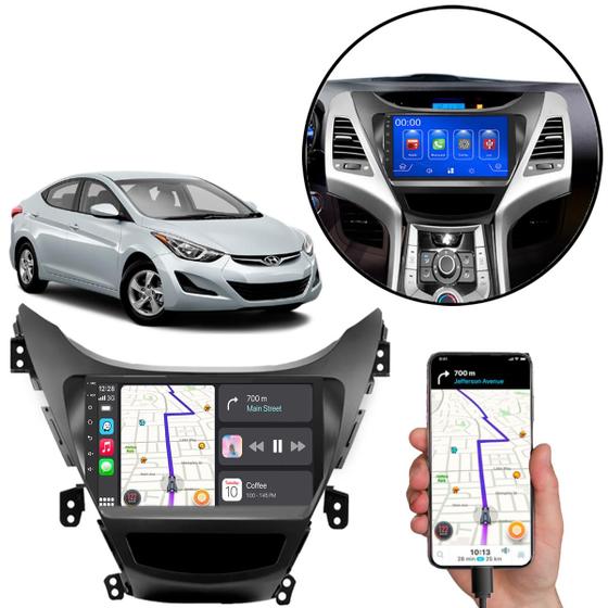 Imagem de Kit Multimídia MP5 Elantra 2014-2016 9 Pol Android-Auto Carplay