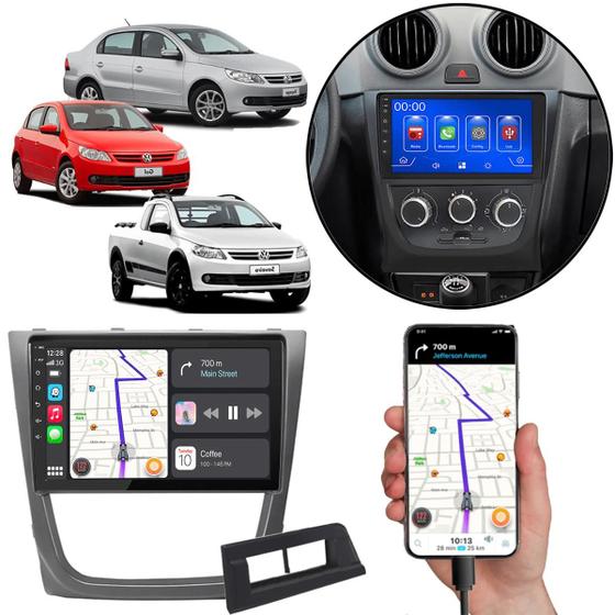 Imagem de Kit Multimídia MP5 Gol G5 2008-2012 9 Pol Android-Auto Carplay